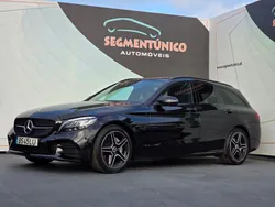 Preto Usado 2020 Mercedes C220 AMG line Carrinha | € 33.490 (Bom preço)