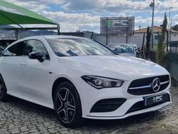 Branco Usado 2021 Mercedes CLA250e Shooting Brake AMG line Carrinha | € 28.650 (Preço justo)