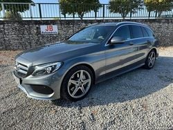 Cinza Usado 2016 Mercedes C250 AMG line Carrinha | € 25.950 (Preço justo)