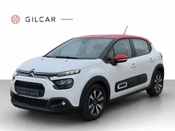 Branco Usado 2021 Citroën C3 PureTech Citadino | € 14.990 (Preço justo)