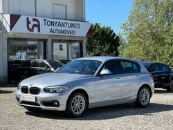 Cinza Usado 2018 BMW 116 Sport Line Citadino | € 18.500 (Bom preço)