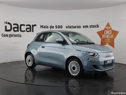 Azul Usado 2021 Fiat 500e Icon | € 16.899 (Preço justo)