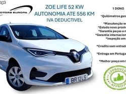 Branco Usado 2020 Renault Zoe Life Citadino | € 13.990 (Preço justo)