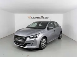 Cinza Usado 2021 Peugeot 208 Active Citadino | € 13.980 (Bom preço)