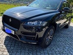 Preto Usado 2017 Jaguar F-Pace SUV | € 25.300 (Preço justo)