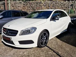 Branco Usado 2014 Mercedes A200 AMG line | € 21.500 (Preço elevado)