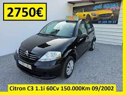 Preto Usado 2002 Citroën C3 Citadino | € 2.750 (Bom preço)