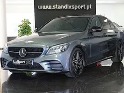 Cinza Usado 2020 Mercedes C300 AMG line Sedan | € 35.990 (Preço justo)
