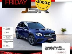 Azul Usado 2021 Mercedes GLB200 AMG line SUV | € 39.890 (Preço justo)