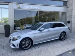 Prata iridium preto Usado 2020 Mercedes C300e AMG line Carrinha | € 41.900