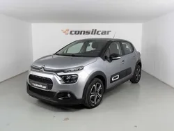Cinza Usado 2022 Citroën C3 Feel Citadino | € 13.980 (Preço justo)