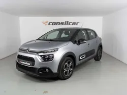 Cinza Usado 2022 Citroën C3 Feel Citadino | € 13.980 (Preço justo)
