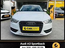 Branco Usado 2016 Audi A3 Sportback Citadino | € 17.900 (Preço elevado)
