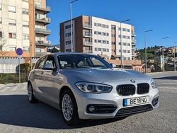 Cinzento Usado 2018 BMW 116 Sport Line Citadino | € 13.999 (Preço justo)
