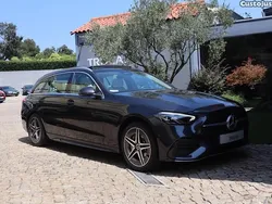 Castanho Usado 2023 Mercedes C300e AMG line Carrinha | € 46.950 (Preço justo)
