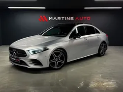 Cinza Usado 2020 Mercedes A180 AMG line Sedan | € 28.990 (Preço elevado)