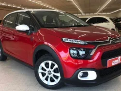 Vermelho Usado 2021 Citroën C3 Feel Citadino | € 11.990 (Bom preço)