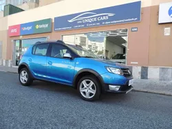 Azul Usado 2016 Dacia Sandero Citadino | € 14.950 (Caro)