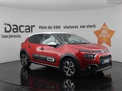 Vermelho Usado 2022 Citroën C3 PureTech Citadino | € 12.399 (Bom preço)