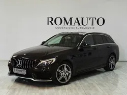 Preto Usado 2015 Mercedes C300 AMG line Carrinha | € 18.900 (Caro)