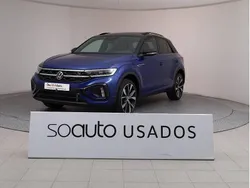 Azul escuro metalizado Usado 2024 VW T-Roc R-line SUV | € 32.990 (Preço justo)
