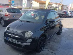 Preto Usado 2011 Fiat 500 Lounge Cabrios | € 7.990 (Preço elevado)