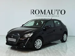 Preto Usado 2022 Peugeot 208 Active Citadino | € 17.900 (Preço justo)