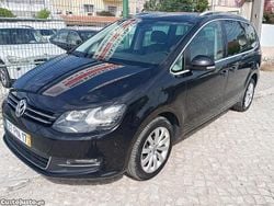 Preto Usado 2015 VW Sharan Highline Monovolume | € 17.900 (Preço justo)
