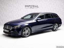 Azul Usado 2016 Mercedes E220 AMG line Sedan | € 26.950 (Caro)