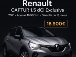 Usado 2021 Renault Captur SUV | € 18.900 (Super Preço)