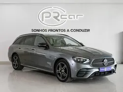 Cinzento Usado 2021 Mercedes E300 AMG line | € 39.900 (Bom preço)