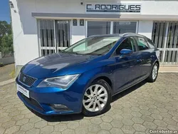 Azul Usado 2014 Seat Leon ST Ecomotive Carrinha | € 7.500