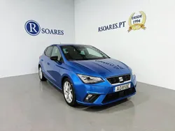 Azul Usado 2022 Seat Ibiza FR | € 16.500 (Preço justo)