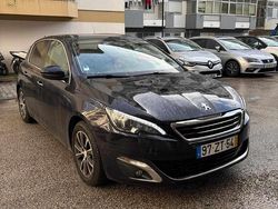 Azul Usado 2014 Peugeot 308 Citadino | € 9.555 (Bom preço)