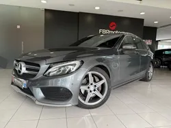 Cinzento Usado 2017 Mercedes C220 AMG line Carrinha | € 24.499 (Bom preço)