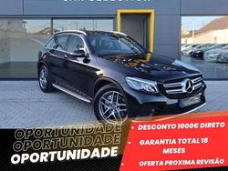 Preto Usado 2018 Mercedes GLC250 AMG line SUV | € 33.500 (Preço justo)