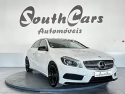 Preto Usado 2016 Mercedes A180 AMG line | € 15.900 (Preço justo)