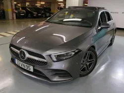 Cinza Usado 2018 Mercedes A180 AMG line | € 23.000 (Preço justo)