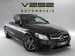 Preto Usado 2017 Mercedes C250 AMG line Coupé | € 25.950 (Preço justo)