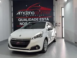 Branco Usado 2019 Peugeot 208 Citadino | € 10.990 (Bom preço)