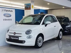 Branco Usado 2019 Fiat 500 Lounge Citadino | € 12.750 (Preço justo)