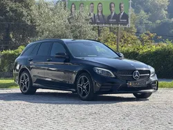 Preto Usado 2020 Mercedes C300e AMG line Carrinha | € 24.990 (Bom preço)