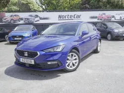 Azul Usado 2021 Seat Leon | € 15.750 (Bom preço)
