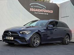 Azul Usado 2024 Mercedes C300 AMG line Carrinha | € 50.990 (Bom preço)