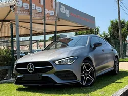 Cinza Usado 2021 Mercedes CLA250e Shooting Brake AMG line Carrinha | € 31.500 (Preço justo)