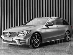 Cinza Usado 2019 Mercedes C200 AMG line Carrinha | € 26.450 (Preço elevado)
