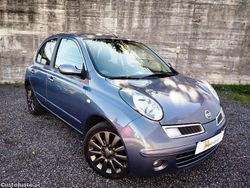 Cinza Usado 2008 Nissan Micra Tekna Citadino | € 5.750