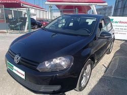 Preto Usado 2009 VW Golf VI Trendline Citadino | € 8.950 (Preço justo)