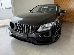 Preto Usado 2018 Mercedes C200 AMG line Carrinha | € 22.500 (Preço elevado)