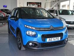 Azul Usado 2019 Citroën C3 PureTech | € 11.930 (Preço justo)